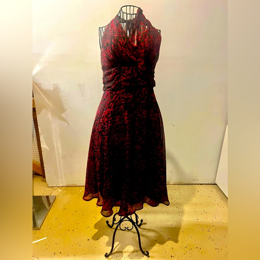 Backless A-Line dress, size 10.